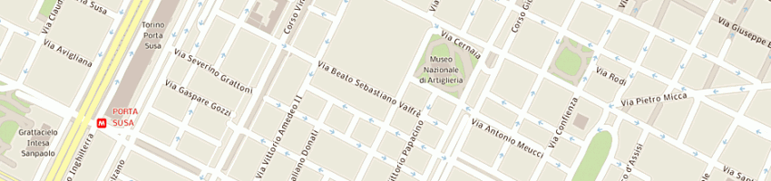Mappa della impresa pragmos consulting srl a TORINO