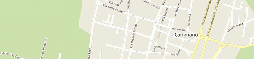 Mappa della impresa albesano massimo a CARIGNANO