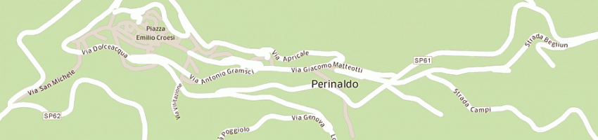 Mappa della impresa i pianeti di giove snc di marco frei e c a PERINALDO