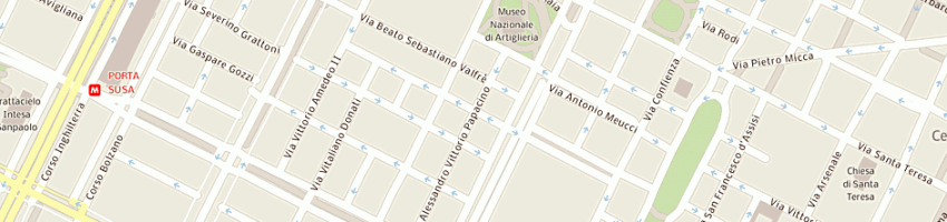 Mappa della impresa duepi di pastore massimo e c sas a TORINO