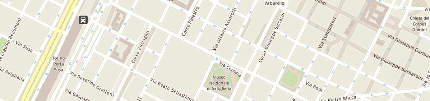 Mappa della impresa capello laura a TORINO