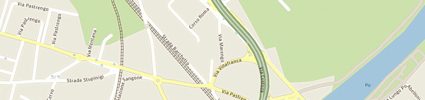 Mappa della impresa businaro bau' maria teresa a MONCALIERI