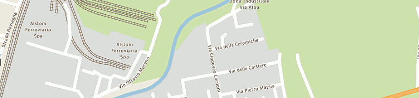 Mappa della impresa giacosa fratelli a SAVIGLIANO