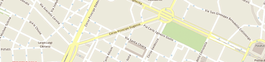Mappa della impresa wellness and project srl a TORINO
