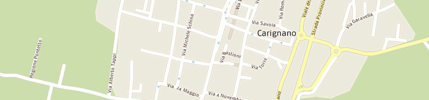 Mappa della impresa bonella diego a CARIGNANO