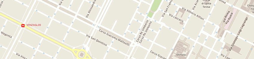 Mappa della impresa gms service soc coop a TORINO