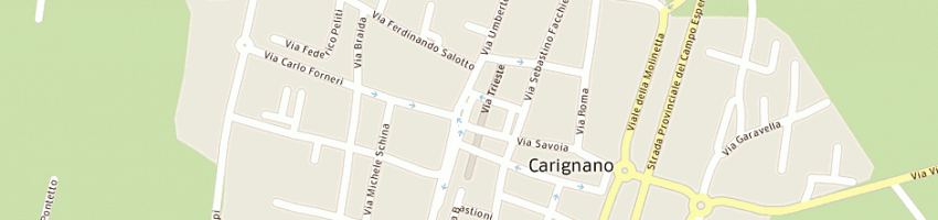 Mappa della impresa videolibreria carignano di taberna elvis marco a CARIGNANO
