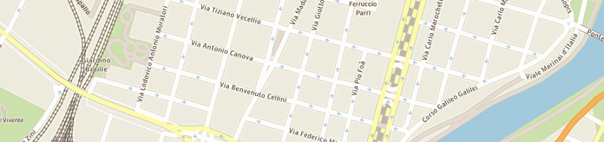 Mappa della impresa mozzato giuseppe a TORINO