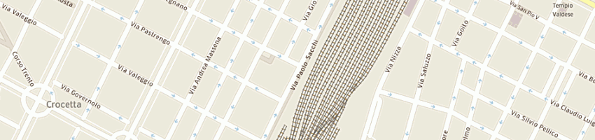 Mappa della impresa studio architetti associati oddenino pozzallo e v a TORINO