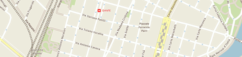 Mappa della impresa sinclair di cinzia maritano a TORINO