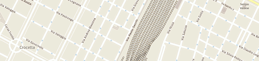 Mappa della impresa societa'- ippica astense a TORINO