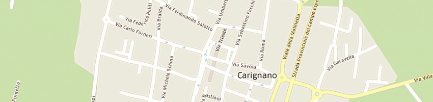 Mappa della impresa bar i rubinetti a CARIGNANO