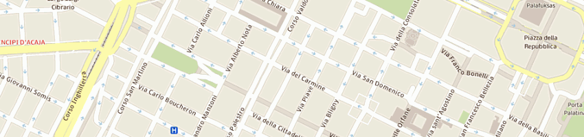 Mappa della impresa da litograf di alessio devis a TORINO
