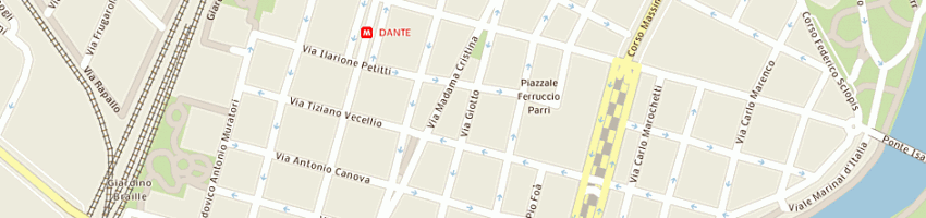 Mappa della impresa gest hotel di fuggetta g e c snc a TORINO