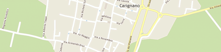 Mappa della impresa moriondo fratelli (snc) a CARIGNANO