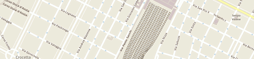 Mappa della impresa rossi michele a TORINO