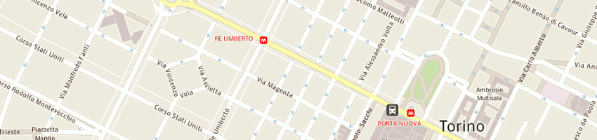 Mappa della impresa synergie italia a TORINO