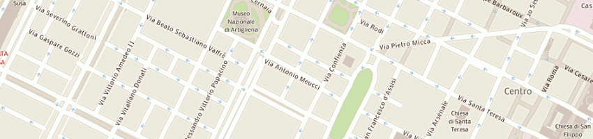 Mappa della impresa atelier pellicceria di bonadio leonardo e c snc a TORINO