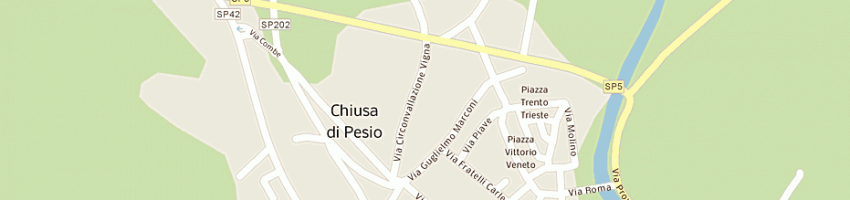 Mappa della impresa baudena adriano a CHIUSA DI PESIO
