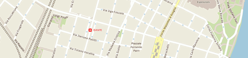 Mappa della impresa viscomi luciana a TORINO