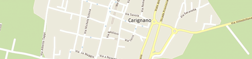 Mappa della impresa azienda usl n 8 a CARIGNANO