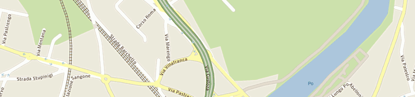 Mappa della impresa autocrocetta spa a MONCALIERI