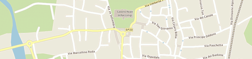 Mappa della impresa fm snc di fina ezio e macchioni francesco maria a RACCONIGI
