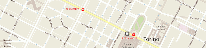 Mappa della impresa il giornale snc di borsellino antonino e c a TORINO