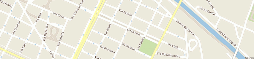 Mappa della impresa aimone (sas) a TORINO