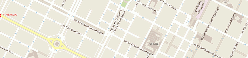 Mappa della impresa mgm montaggio lenti snc di schirripa mario e c a TORINO