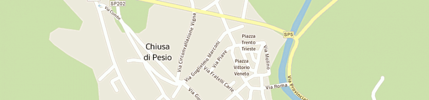 Mappa della impresa bier stube di armando isabella, basso e bertola snc a CHIUSA DI PESIO