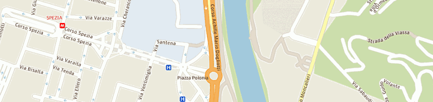 Mappa della impresa universita' di torino - dipartimento di medicina interna a TORINO