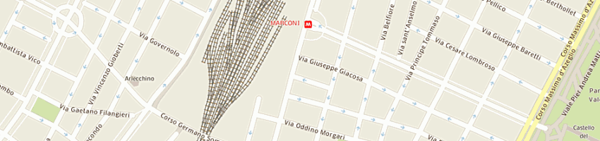 Mappa della impresa pizzeria giampy di mazzola giuseppe a TORINO