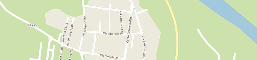 Mappa della impresa ledania snc di pirrello cesare e c a CARIGNANO