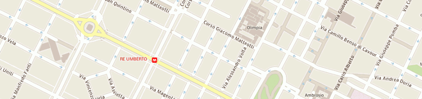 Mappa della impresa rev (snc) a TORINO