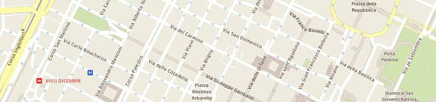 Mappa della impresa ai savoia sas di pavone francesco e c a TORINO