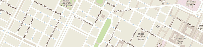 Mappa della impresa finefoods srl a TORINO
