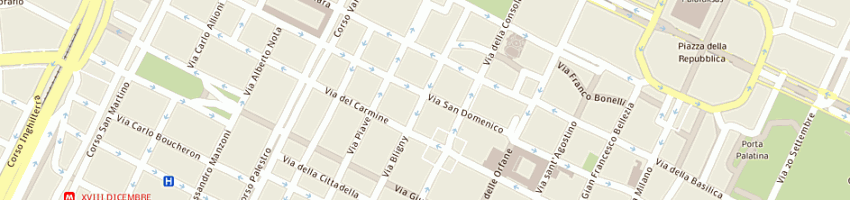 Mappa della impresa studio legale associato de luca ferro a TORINO