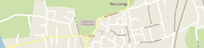 Mappa della impresa tina roberto a RACCONIGI