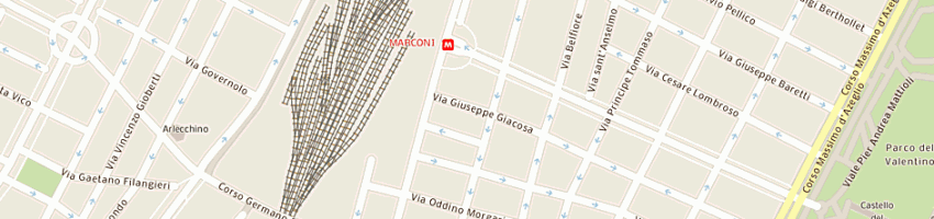 Mappa della impresa datadisegni snc di serafino paoloaliberti maurizio e aloi giovanni a TORINO