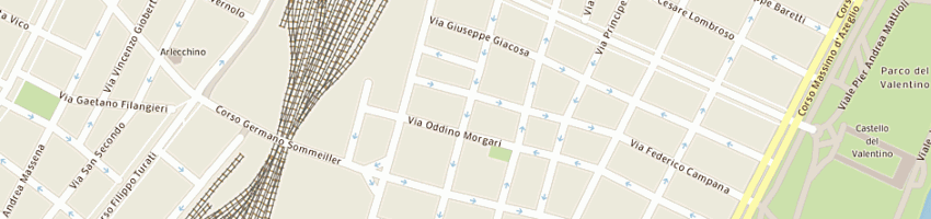 Mappa della impresa grasso dr antonio a TORINO