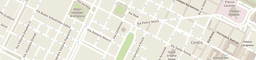 Mappa della impresa teatro alfieri a TORINO