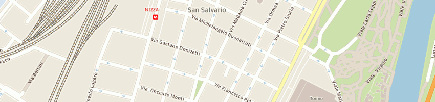 Mappa della impresa albera claudio a TORINO