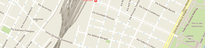 Mappa della impresa societa' san vincenzo di porro anna e c sas a TORINO