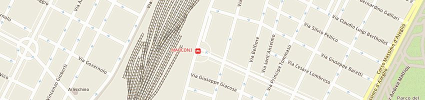 Mappa della impresa dimensioni sposi a TORINO
