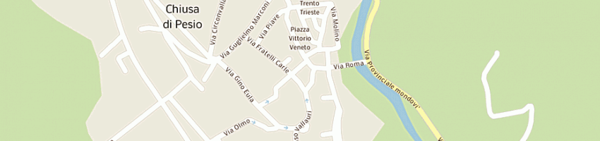 Mappa della impresa fashion road la via della moda di bisotto antonella a CHIUSA DI PESIO