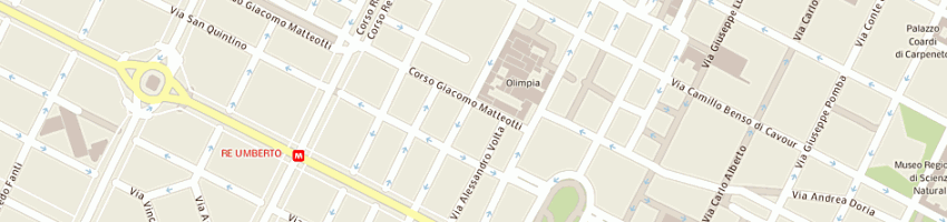 Mappa della impresa grand-turin - sas di basso rosario e c a TORINO
