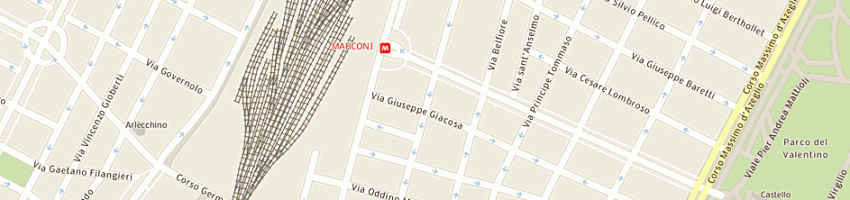 Mappa della impresa nigrone anna maria a TORINO