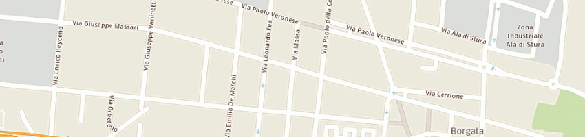 Mappa della impresa impelektra di la gatta v e c (snc) a TORINO