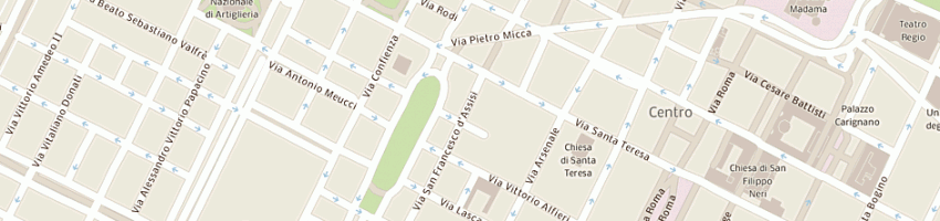 Mappa della impresa immobiliare pluto sas di giacomo biglia e c a TORINO